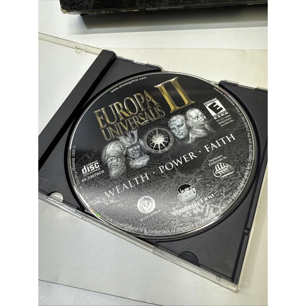 Europa‎ Universalis II Big Box The Struggle Can Begin PC Video Game Strategy